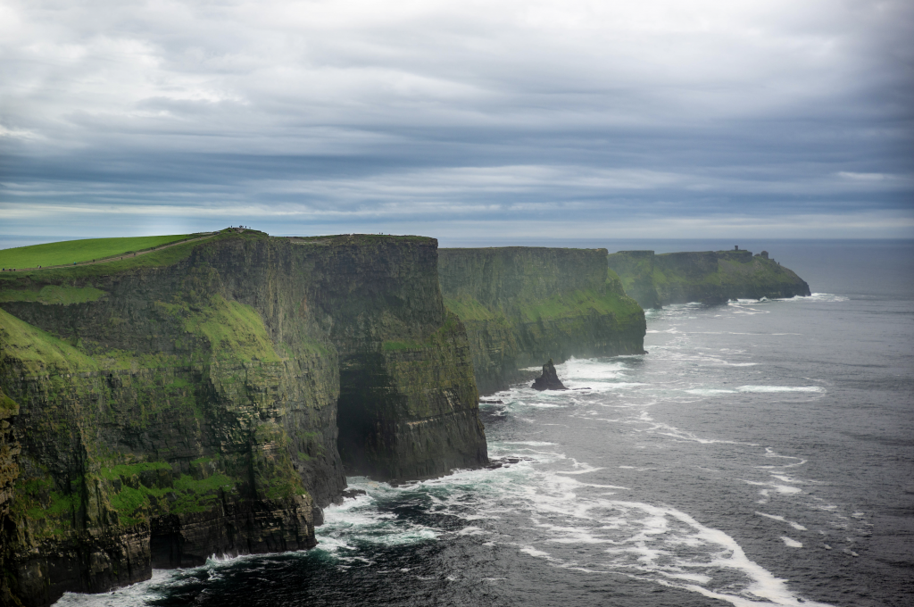 Beautiful cliffs in Ireland. 